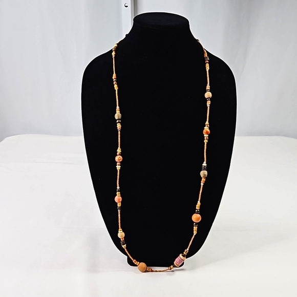 Source Unknown Jewelry - Artisan Beaded Mei Fa Necklace